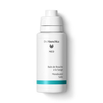 Bain de Bouche à la Sauge Dr. Hauschka: prévient les irritations, complète le nettoyage des dents Bain de Bouche à la Sauge Dr. Hauschka MED