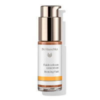 Dr. Hauschka Bronzing Fluid: gezichtsfluïde, 100% gecertificeerde, natuurlijke cosmetica Dr. Hauschka Bronzing Fluid natuurlijke cosmetica - gezichtsfluïde lotion