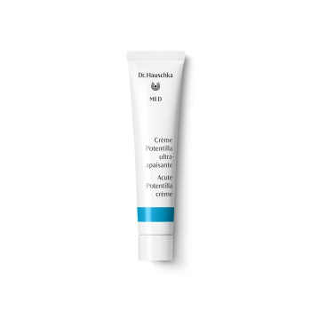 Dr. Hauschka Acute Potentillacrème - kalmeert direct Dr. Hauschka Acute Crème Vijfvingerkruid verzorgende crème tegen jeuk jeukende huid