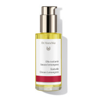 Dr. Hauschka Bodyolie Citroen Lemongrass: verstevigt en activeert de huid, ook de huid die cellulitis vertoont Dr. Hauschka Bodyolie Citroen Lemongrass: verstevigt, ook bij cellulitis